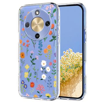 Capa em TPU com padrão floral para Honor X9d
