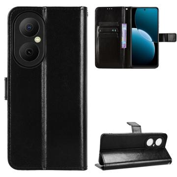 Huawei Enjoy 80 Capa para carteira com suporte - Preto