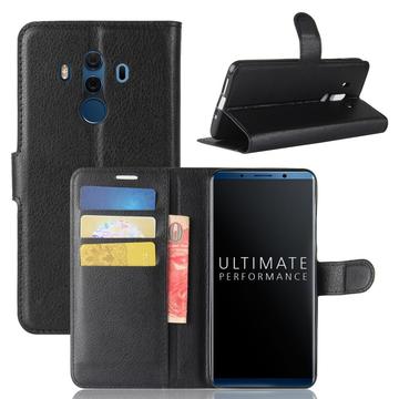 Bolsa Tipo Carteira para Huawei Mate 10 Pro - Preto