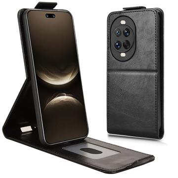 Capa flip vertical com suporte para Huawei Nova 14 - Preto