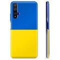 Capa de TPU Bandeira da Ucrânia  para Huawei Nova 5T  - Amarelo e azul claro