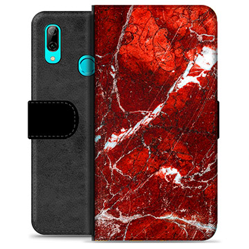 Bolsa tipo Carteira - Huawei P Smart (2019) - Mármore Vermelho