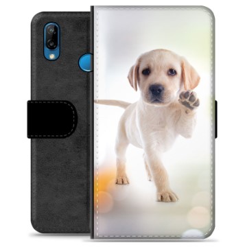 Bolsa tipo Carteira para Huawei P20 Lite  - Cão