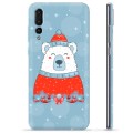 Capa de TPU para Huawei P20 Pro  - Urso de Natal
