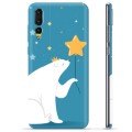 Capa de TPU para Huawei P20 Pro  - Urso Polar