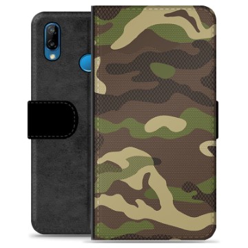 Bolsa tipo Carteira para Huawei P20 Lite - Camuflagem