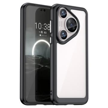 Capa Híbrida Antichoques para Huawei Pura 70 Pro - Preto