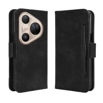 Capa para carteira para Huawei Pura 80 Pro/80 Pro+ - Preto