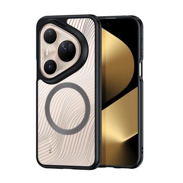 Capa híbrida Dux Ducis Aimo compatível com MagSafe para Huawei Pura 80 Ultra - Preto