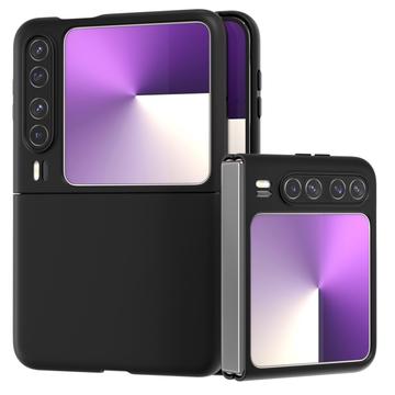 Capa Plastico com Borracha para Huawei Pura X - Preto