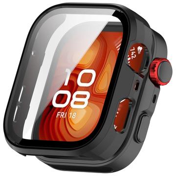 Capa de Plástico com Protetor de Ecrã para Huawei Watch Fit 4 Pro - Preto