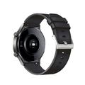 Bracelete em Pele Genuína para Huawei Watch GT 2/GT 2 Pro - Preto