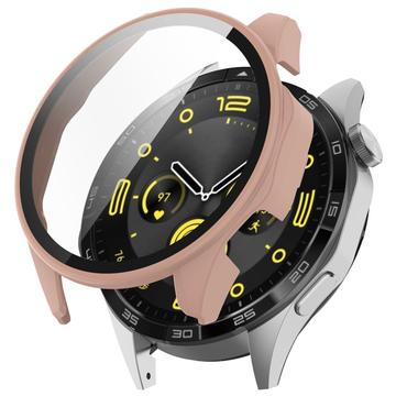 Capa de Plástico com Protetor de Ecrã para Huawei Watch GT 4 - 46mm - Cor-de-Rosa Dourado