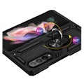 Capa Híbrida com Suporte de Metal para Samsung Galaxy Z Fold3 5G - Preto