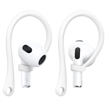 Ganchos Auriculares em TPU Imak Anti-lost para Apple AirPods 3 - Branco
