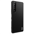 Capa Híbrida Imak LX-5 para Sony Xperia 1 III - Fibra de Carbono - Preto