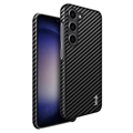 Capa Revestida Imak Ruiyi para Samsung Galaxy S23+ 5G - Fibra de Carbono - Preto
