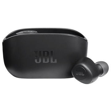 Auriculares JBL Wave 100TWS com Caixa de Carregamento - Preto