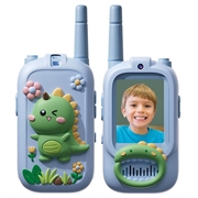 JK200 Vídeo Walkie-Talkie para crianças com câmara - 2 peças.