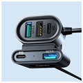 Carregador Rápido de Carro Joyroom JR-CL05 5-Port - 2x PD USB-C, 3x QC3.0 USB - 72W