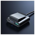 Carregador Rápido de Carro Joyroom JR-CL05 5-Port - 2x PD USB-C, 3x QC3.0 USB - 72W