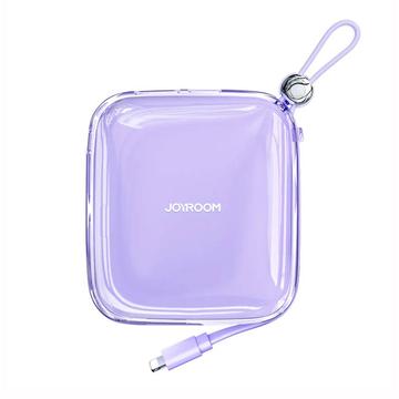 Joyroom Jelly JR-L005 Lightning Power Bank 10000mAh - Portas USB-C, USB-A - Roxo