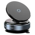 K009 Suporte magnético compacto para telemóvel no automóvel para o painel de instrumentos e para-brisas - Preto