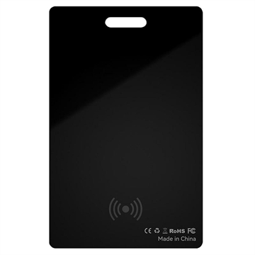 Localizador de objectos inteligente tipo cartão K2 - Preto