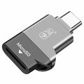 Leitor de cartões microSD TF KAWAU C356 Type-C com tecnologia USB 3.0 Super Speed