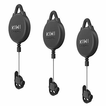 KIWI design VR Cable Management/Holder - 3 Pcs. - Preto