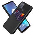 Capa com Porta-Cartões KSQ para Motorola Moto G50 - Preto