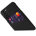 Capa com Porta-Cartões KSQ para Samsung Galaxy S22 5G - Preto