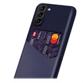 Capa com Porta-Cartões KSQ para Samsung Galaxy S22 5G - Azul