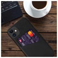 Capa com Bolso de Cartão KSQ para iPhone 13 Mini - Preto