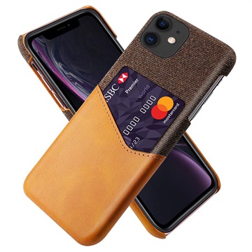 Capa com Bolso de Cartão KSQ para iPhone 11 - Café