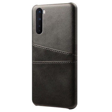 Capa de Plástico Revestida KSQ para OnePlus Nord com Compartimentos para Cartões