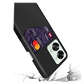 Capa com Porta-Cartões KSQ para OnePlus Nord 2T - Preto