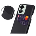 Capa com Porta-Cartões KSQ para OnePlus Nord 2T - Preto