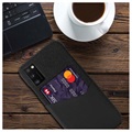 Capa com Slot para Cartões KSQ para Samsung Galaxy A41 - Preto