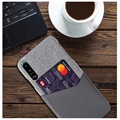Capa com Porta-Cartões KSQ para Sony Xperia 5 III - Cinzento