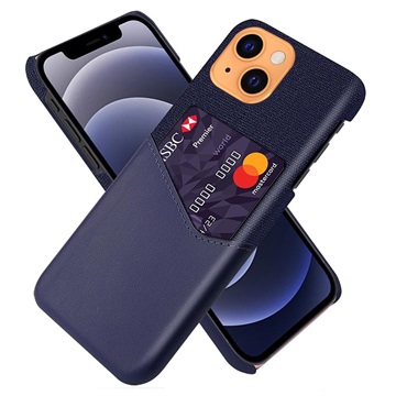 Capa com Porta-Cartões KSQ para iPhone 13 - Azul