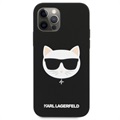 Capa de Silicone Karl Lagerfeld Choupette para iPhone 12 Pro Max