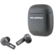 Auscultadores sem fios Karl Lagerfeld Elongated Logo ANC/ENC TWS - Preto