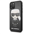Capa Karl Lagerfeld Ikonik para iPhone 11 Pro Max - Preta