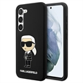 Capa em Silicone Karl Lagerfeld Ikonik para Samsung Galaxy S23 5G - Preto