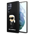 Capa em Silicone Karl Lagerfeld Ikonik para Samsung Galaxy S23 Ultra 5G