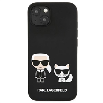 Capa em Silicone Karl Lagerfeld Karl & Choupette para iPhone 13