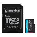 Cartão de memória microSDXC Kingston Canvas Go! Plus microSDXC da Kingston com adaptador SDCG3/128GB - 128GB