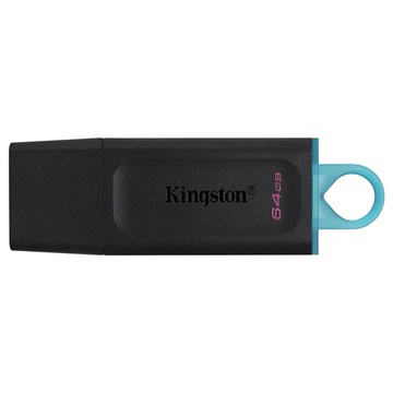 Pen USB Kingston DataTraveler Exodia - 64GB - Verde-Azulado / Preto