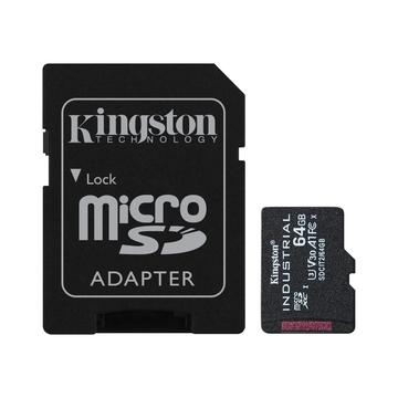 Cartão de Memória Kingston Industrial MicroSDXC SDCIT2 - 64GB